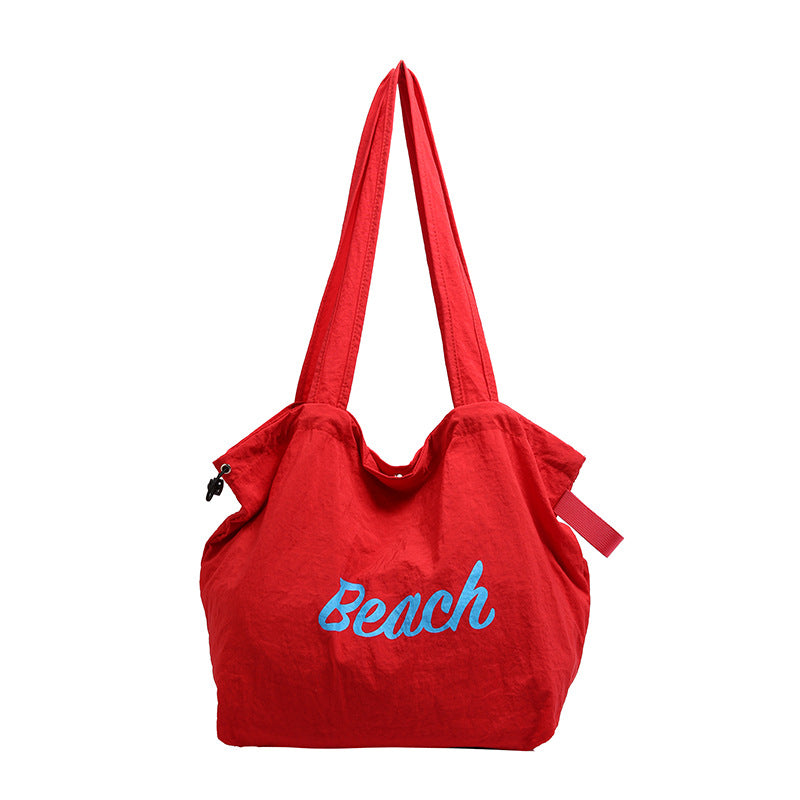 Women's Printed Korean Candy Color Large Capacity Shoulder Bags