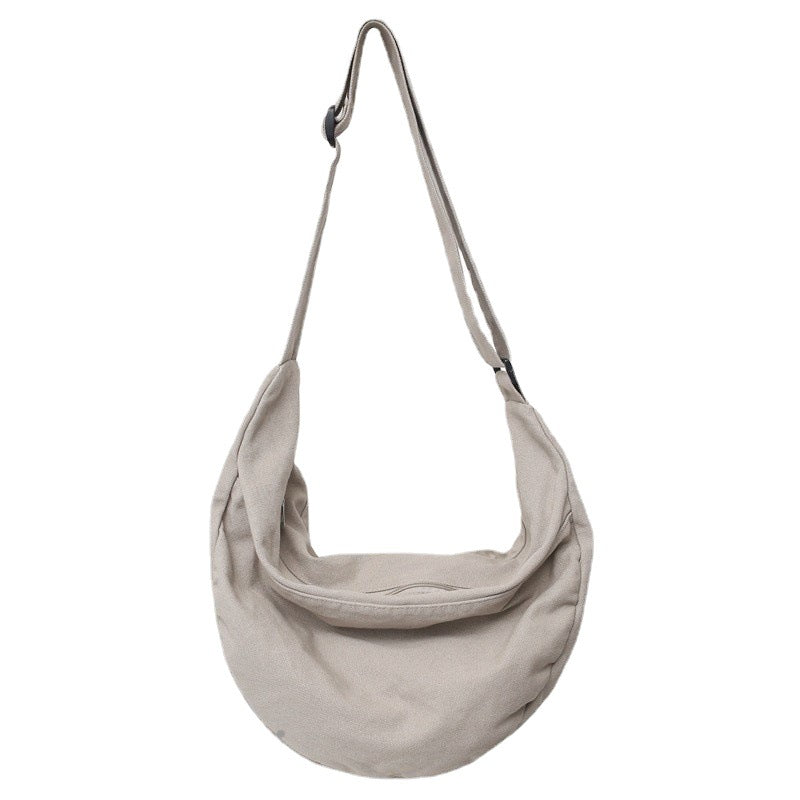 Women's & Men's & Solid Color Dumpling Camp Large Crossbody Bags
