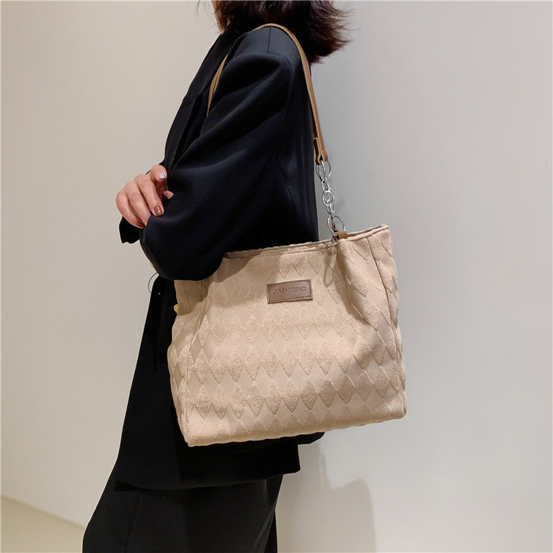 Women's Large Capacity Fashion Commuter College Class Shoulder Bags