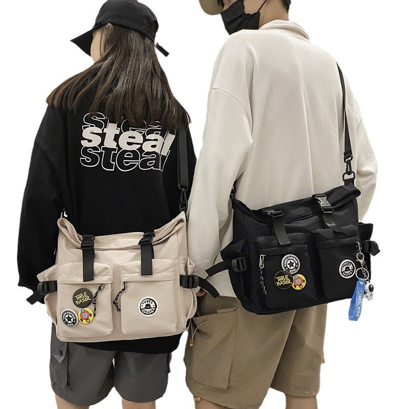 Men's Single Fashion Portable Simplicity Work Clothes Men's Shoulder Bags
