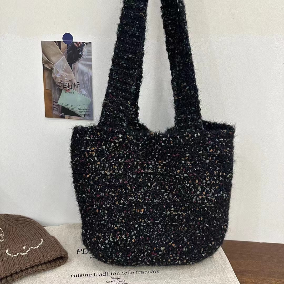 Design Shiny Colorful Vest Gold Thread Armpit Bags