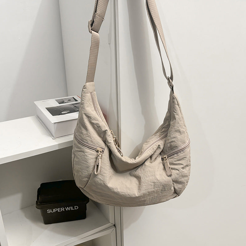 Croissant Simple Lightweight Dumpling Style Female Crossbody Bags