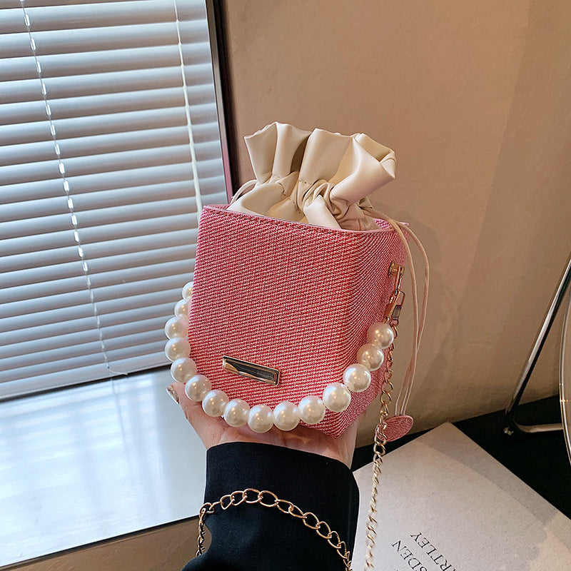 Women's Cool Versatile Pearl Autumn Fashion Shoulder Bags
