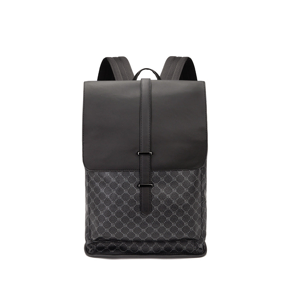 Men's Korean Large Capacity Trendy Crazy Horse Backpacks