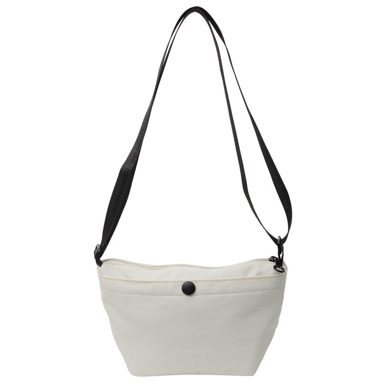 Solid Color Cloth Portable Simple Change Crossbody Bags