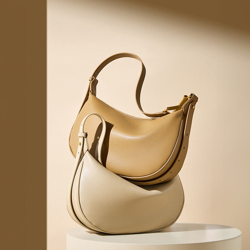 Women's Niche Underarm Summer Dumpling High-grade Leather Crossbody Bags