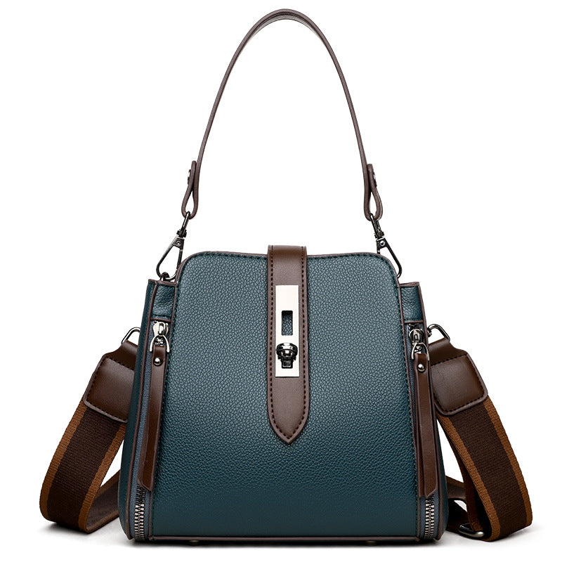 Women's Summer Fashion Soft Leather Large Capacity Crossbody Bags