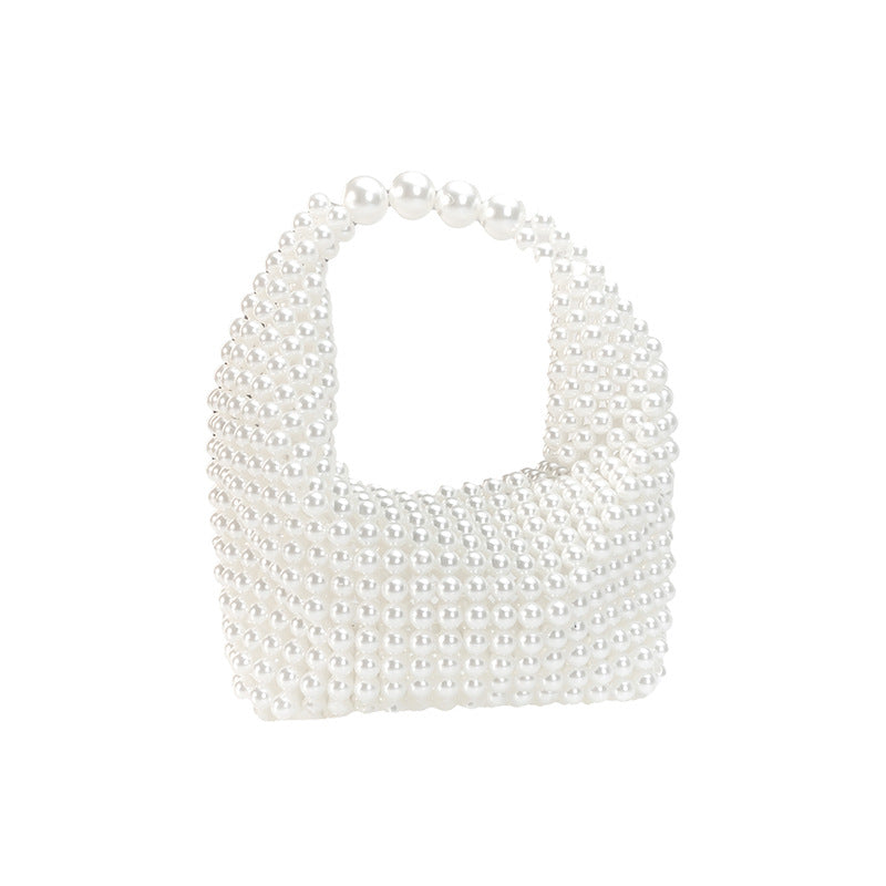 Advanced Texture Handmade Sier Beaded Pillow Handbags