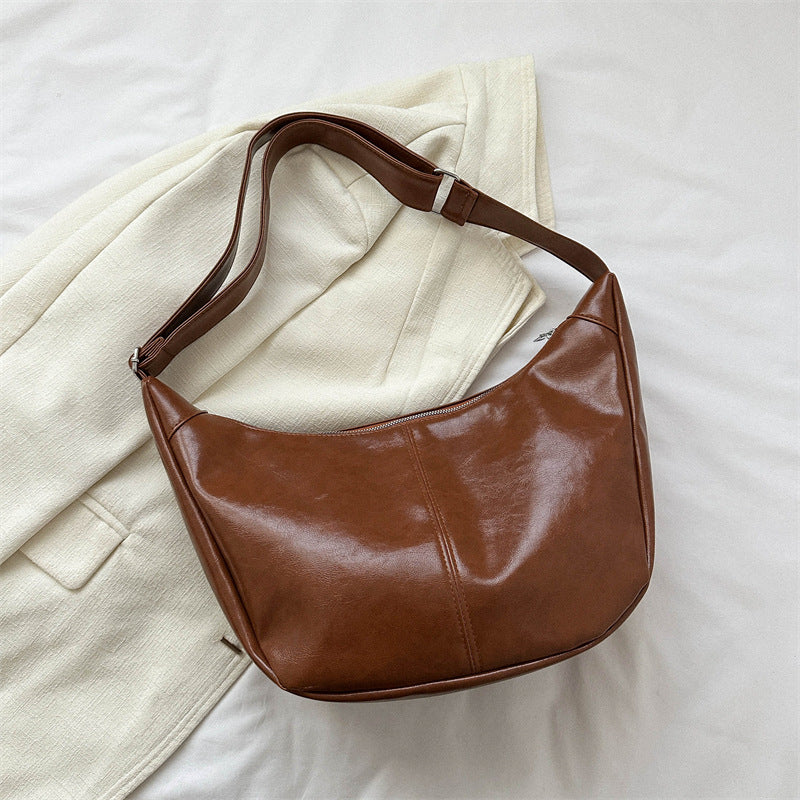 Women's Retro Commuter Fashion Korean Style Simple Shoulder Bags