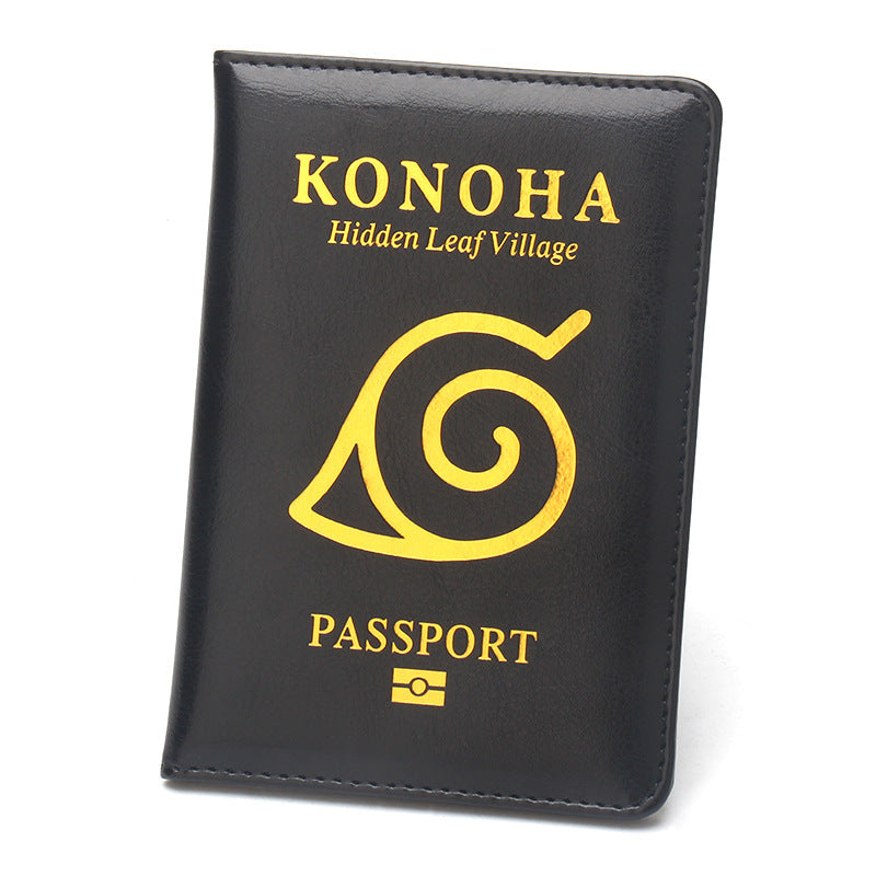 Anime Peripheral Passport Comic Pattern Leather Id Package