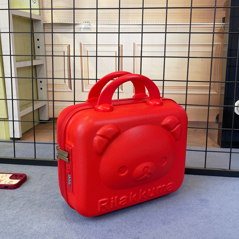 Makeup Box Cartoon Cute Password Convenient Travel Bags