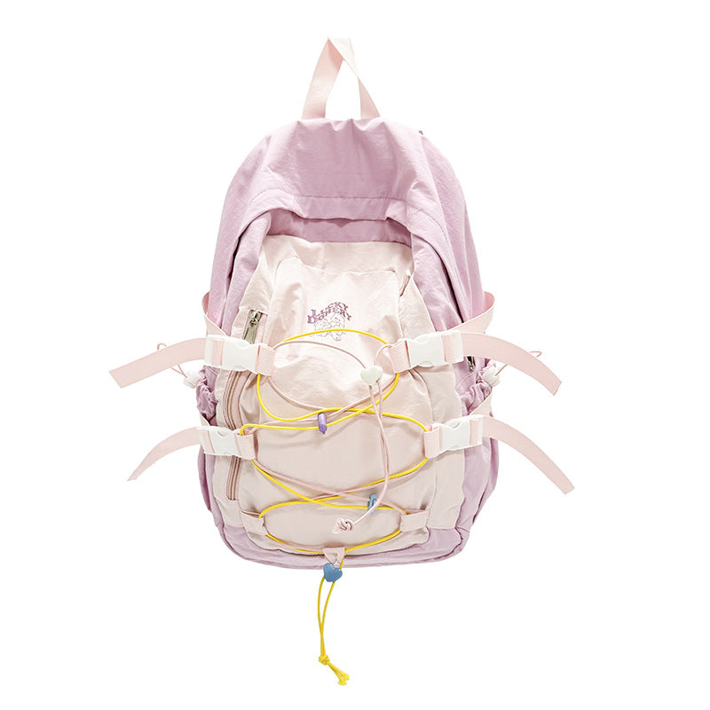 Women's & Men's Overalls Style Junior Good-looking Niche College Backpacks