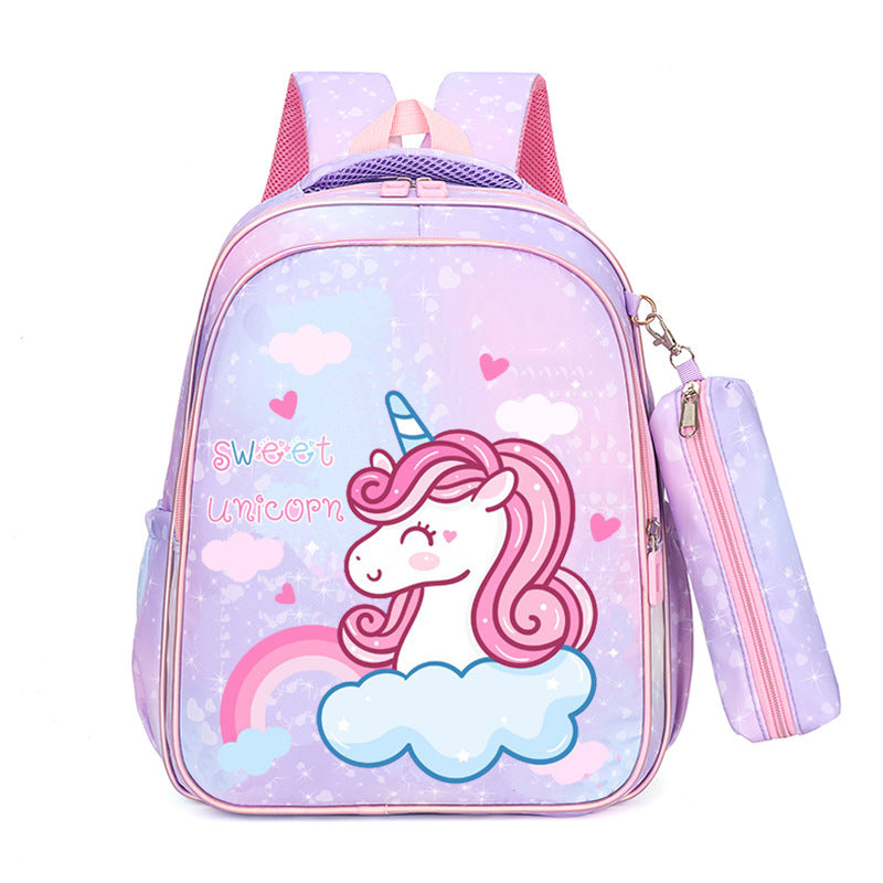 Children's Comfortable Clow Primary Cute Lightweight Kindergarten School Bags