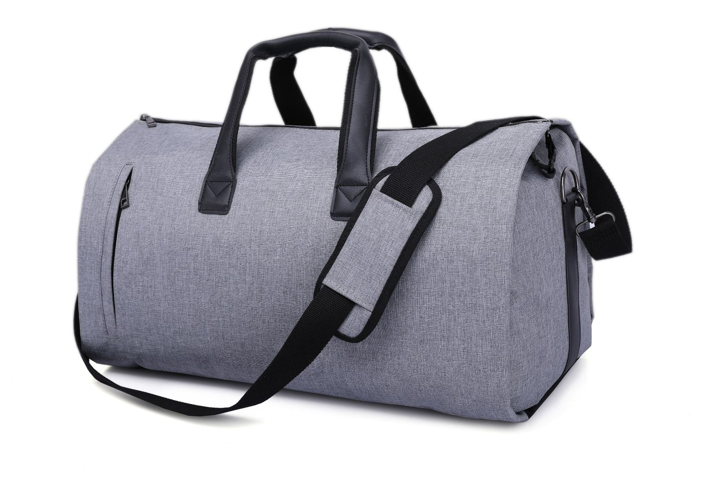 Portable Clothing With Shoes Compartment In Leather Convertible Suitable Travel Bags