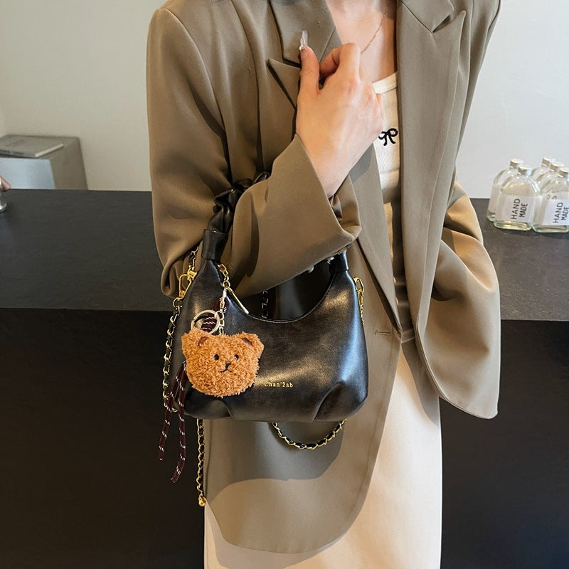 Women's Soft Leather Fashionable Retro Fashion Elegant Crossbody Bags