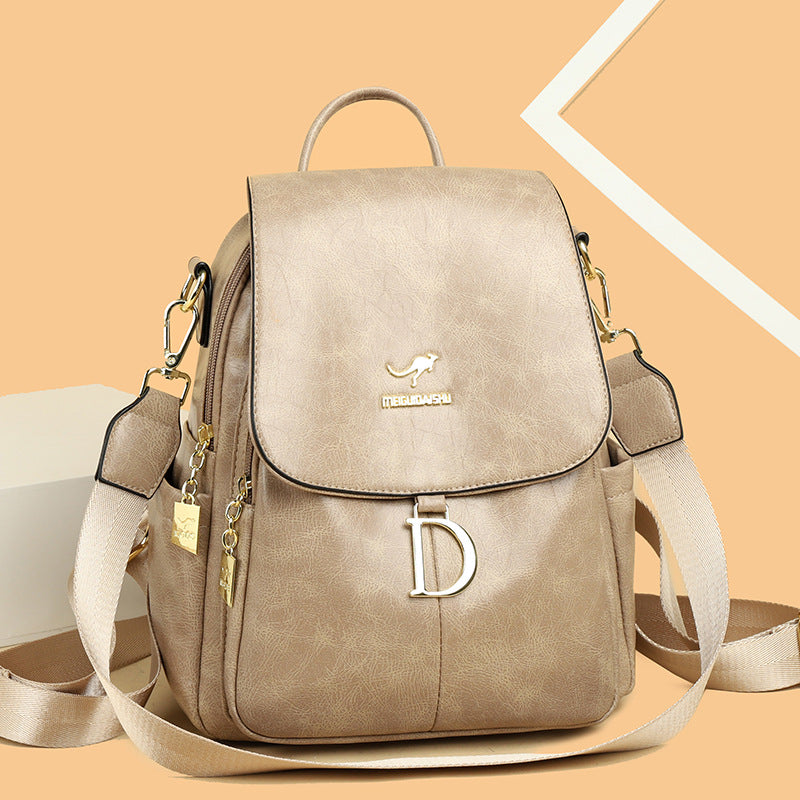 Women's Lightweight Large Capacity Fashion Trend Retro Backpacks