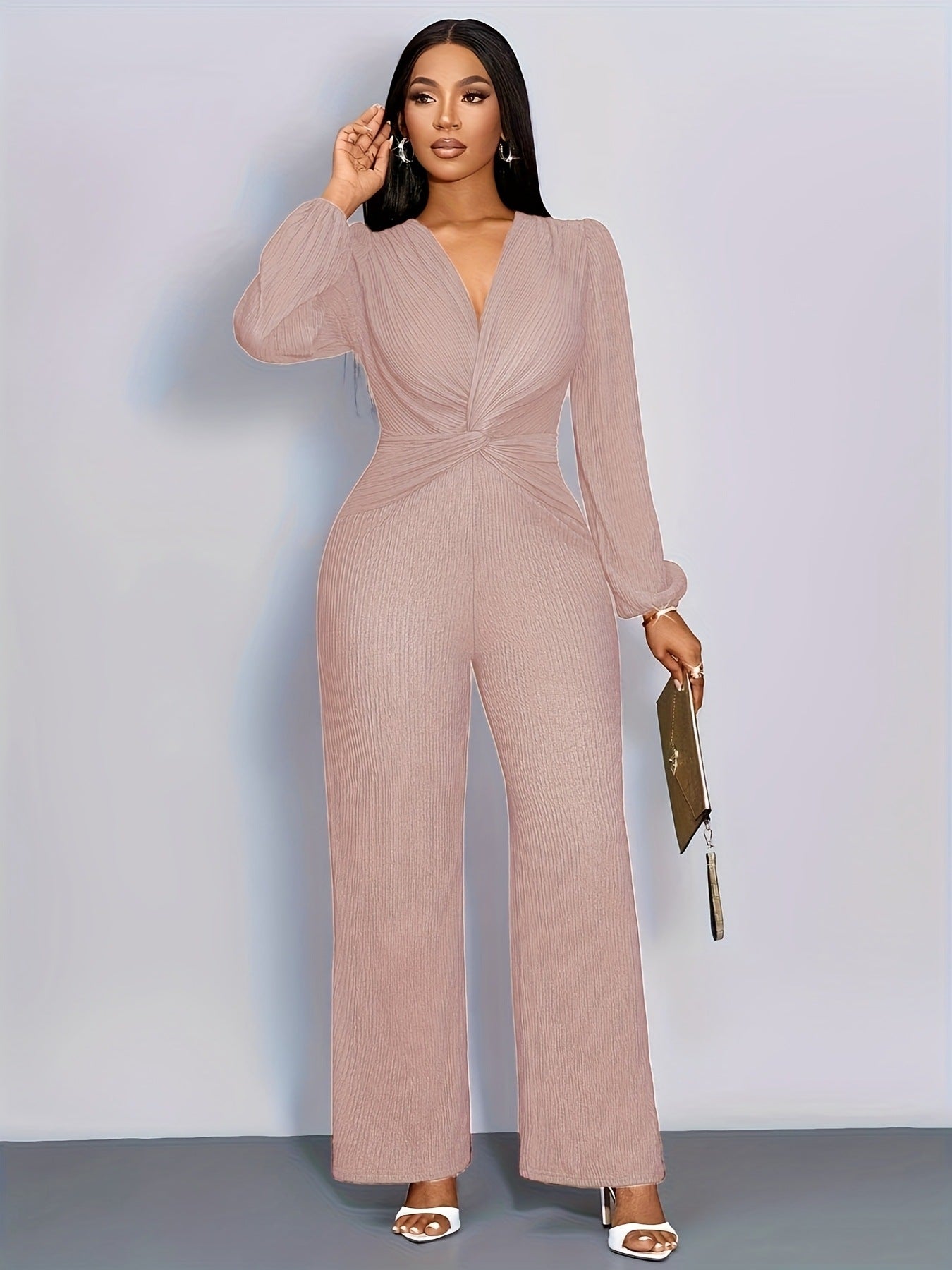 Women's Autumn Solid Color Fashion Leisure Women's Jumpsuit/clothing