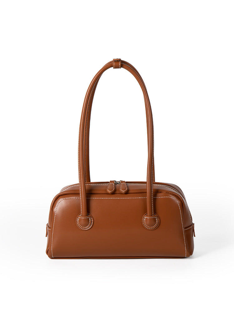 Niche Design Retro Advanced Texture One Female Shoulder Bags