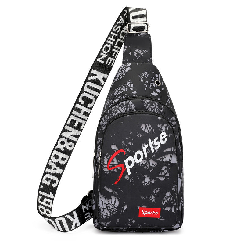 Men's Comfortable Fashion Cycling Out Versatile Men's Chest Bags