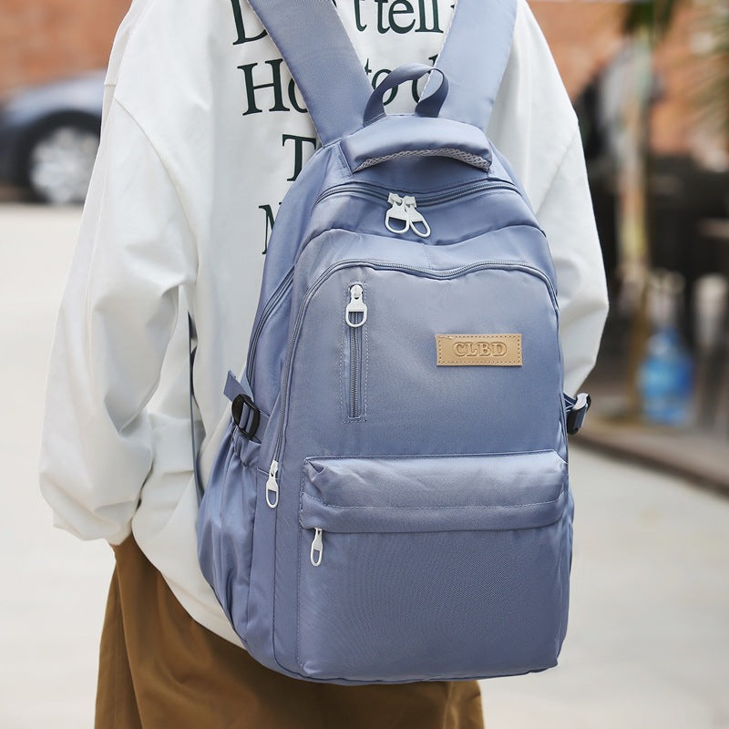 Men's High Large Capacity Simple College Decompression Backpacks