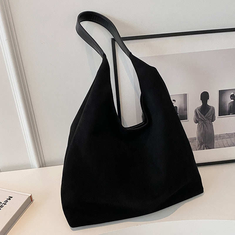 Women's Frosted Vintage Large Capacity Versatile Popular Bucket Bags