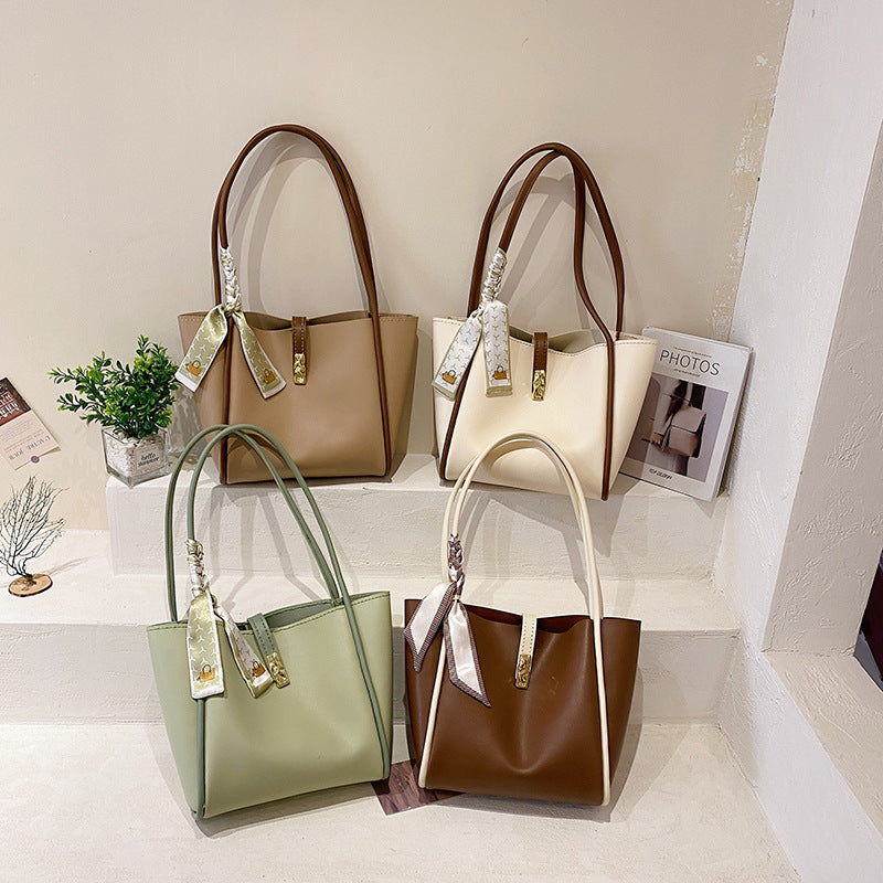 Material Big Pocket Korean Style Handmade Crossbody Bags