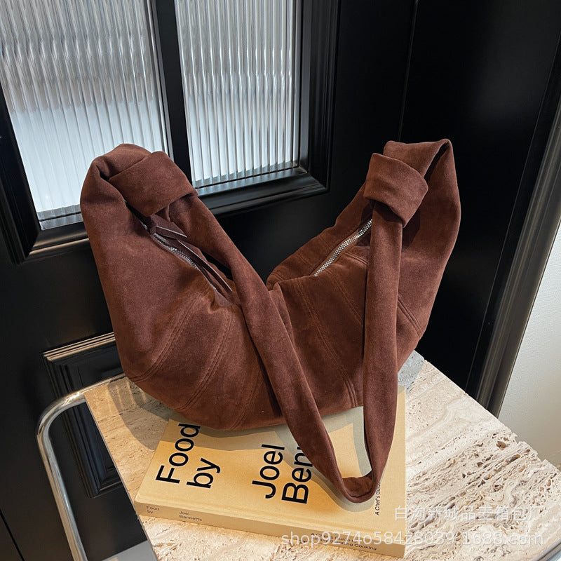 Women's Fashion Big Fashionable Retro Large Capacity Armpit Bags