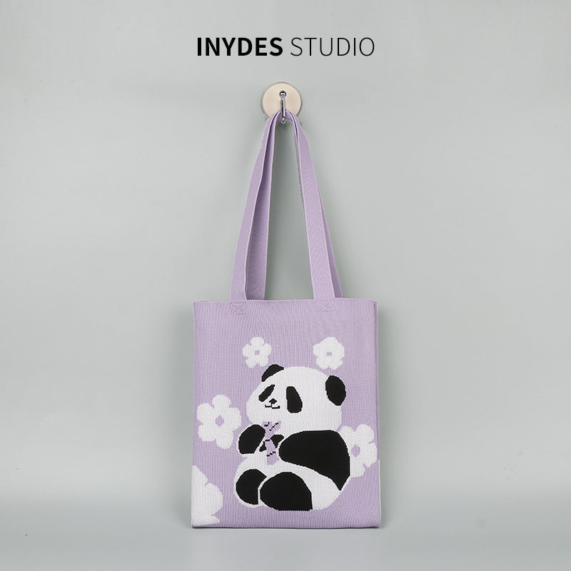 Panda Grandpa Super Large Shopping Big Handbags