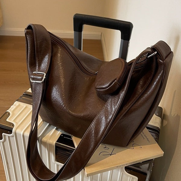 Wind Large Capacity Female High Sense Niche Shoulder Bags