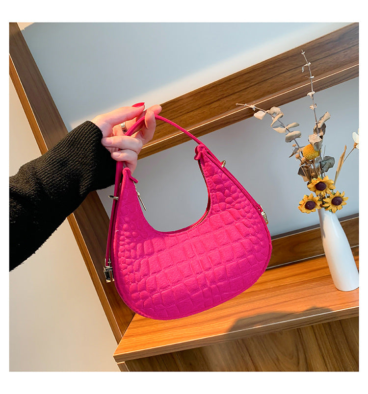 Women's Fashion Crescent Trendy Underarm Cost-effective Bags