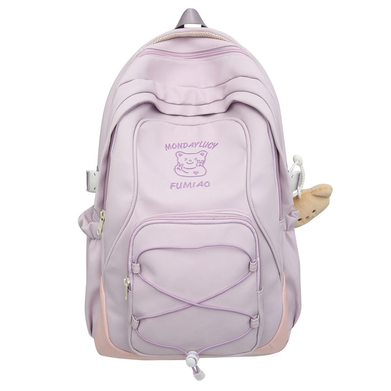 Slouchy Unique Lightweight Junior High Female Backpacks