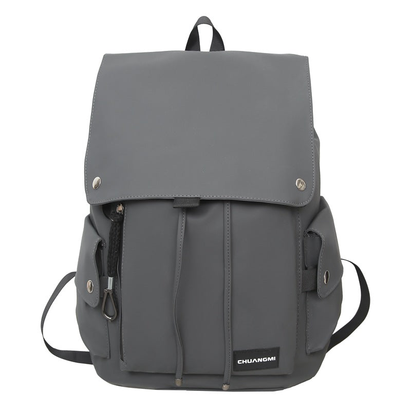 Men's Female Junior High College Fashion Tooling Backpacks