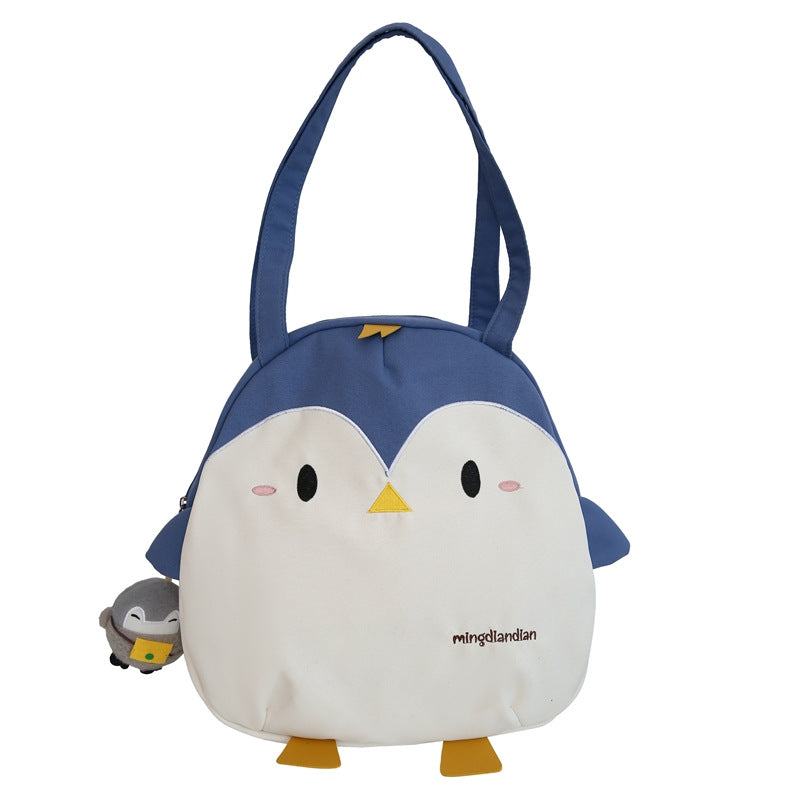Cute Penguin Female Large Capacity Versatile Shoulder Bags