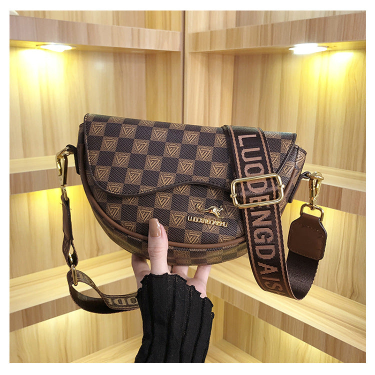Popular Western Style Semicircle Saddle Fashion Crossbody Bags