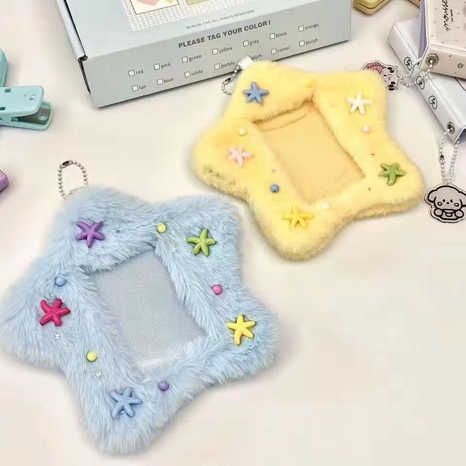 Plush Landing Cute Three-inch Pendant Campus Card Holder