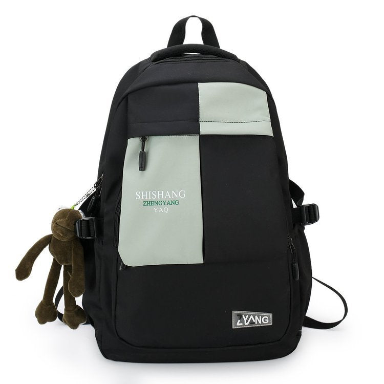 Women's & Men's & Couple Korean Style Contrast Color Backpacks