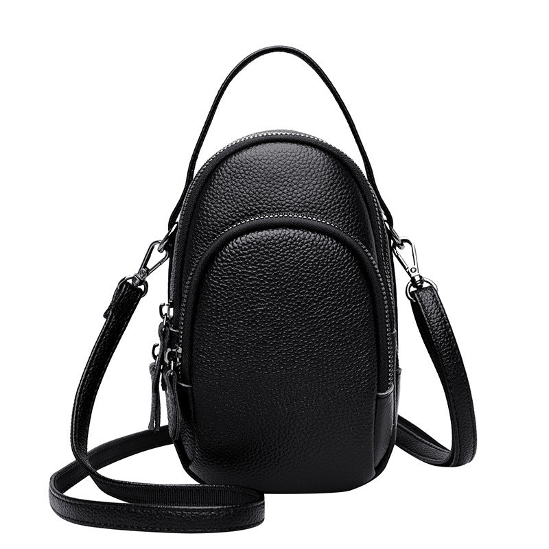 Women's Genuine Leather Mobile First Layer Soft Crossbody Bags