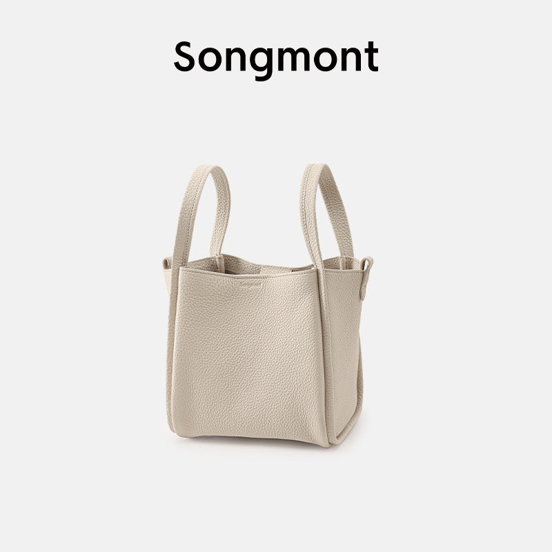Vegetable Basket Series Genuine Leather Large Capacity Shoulder Bags