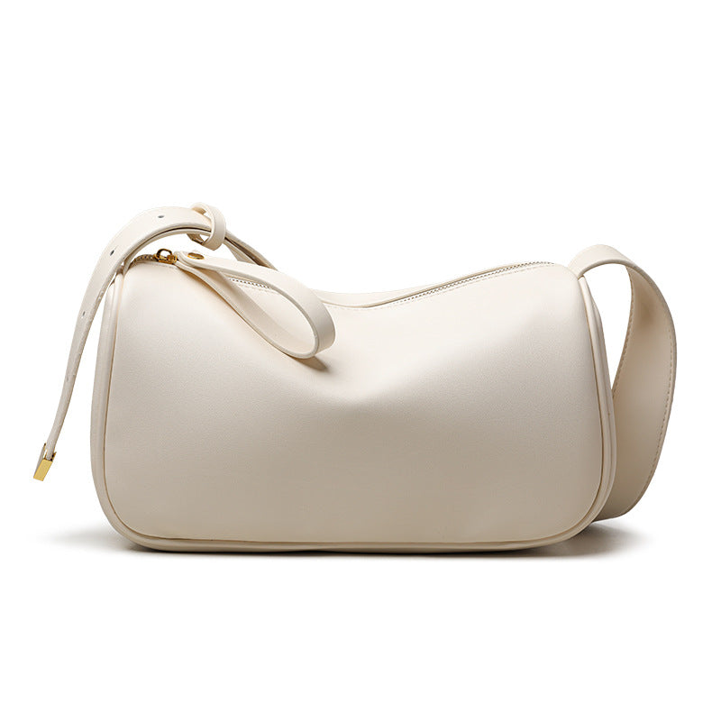Women's Retro Style High-grade Boston Pillow Spring Armpit Bags