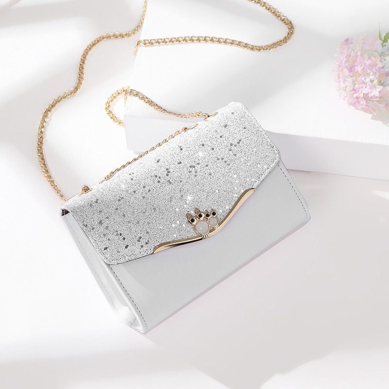 Women's Sparkle Sequins High-grade Chain Fashion Crossbody Bags