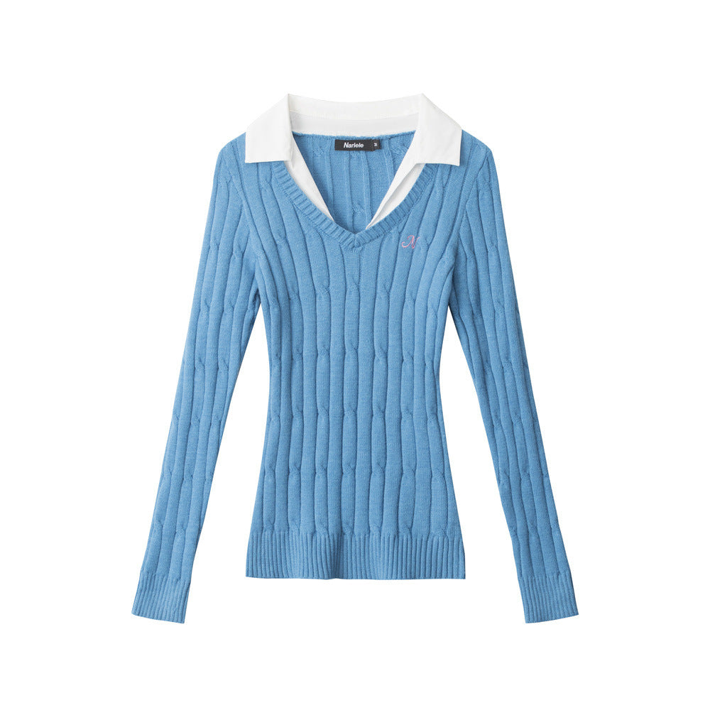 Women's Slim Fit Slimming Autumn Korean Style Knitwear