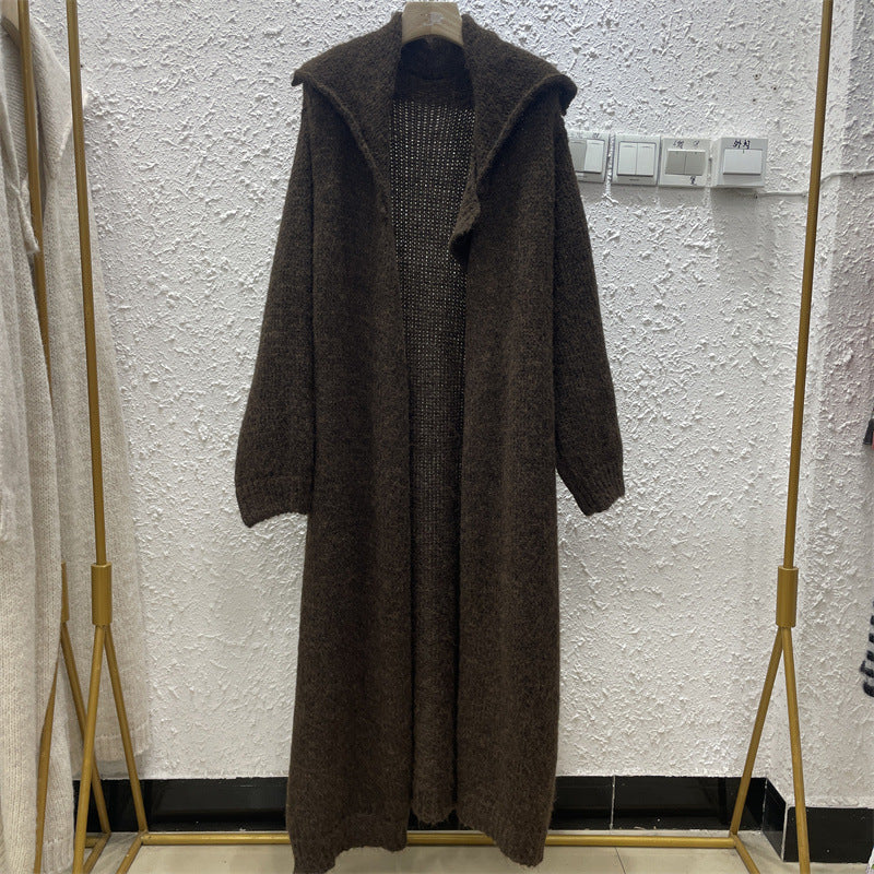 Women's Idle Style Korean Long Elegant Knitted Knitwear