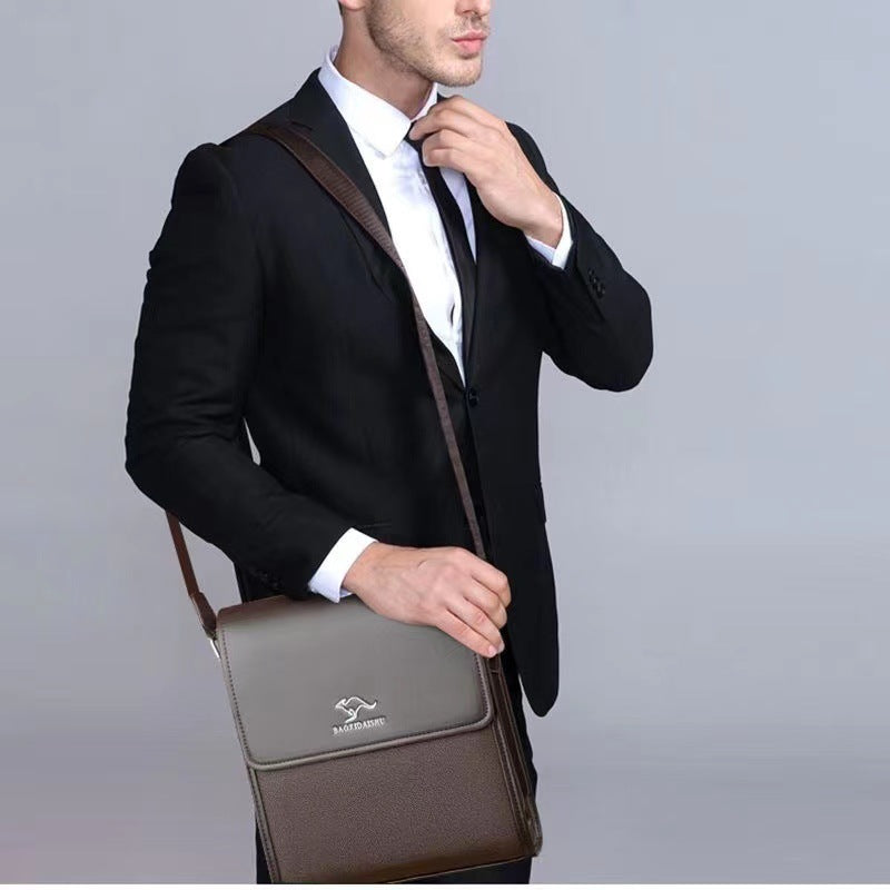 Men's Versatility For Traveling Light Luxury Stylish Men's Messenger Bags