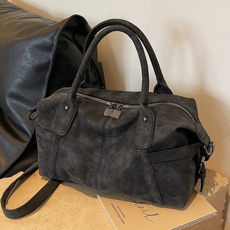 Women's Large Capacity Versatile Textured Traveling Portable Travel Bags