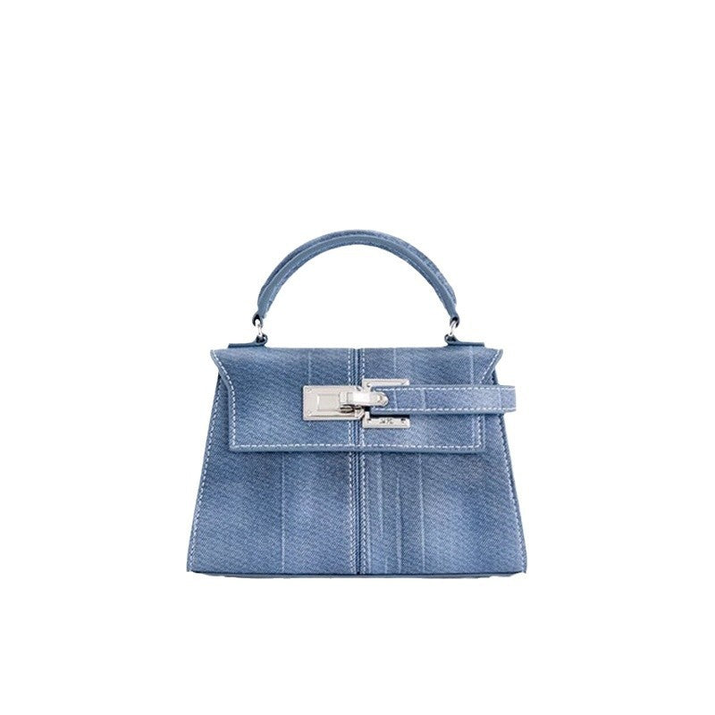 Women's Trapezoid Genuine Leather Advanced Fashion Hand Bags