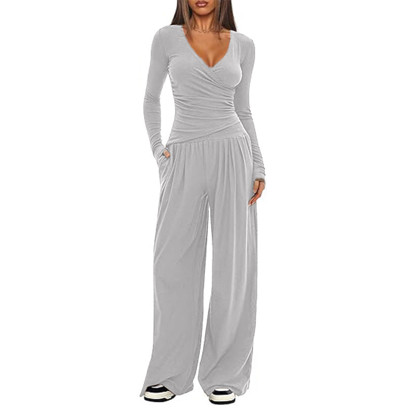 Creative Casual Women's Long Sleeve Sportswear Fashion Casual Suit