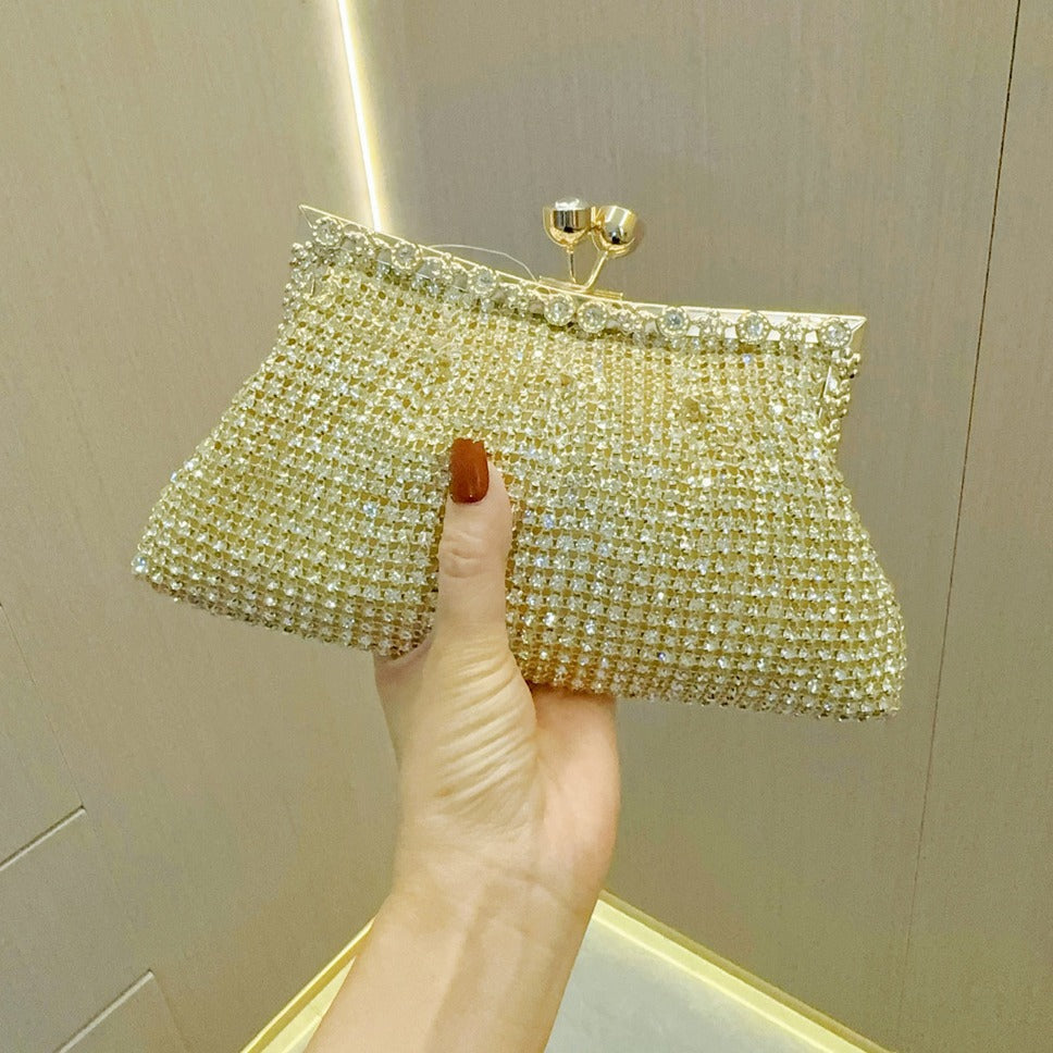Luxury Rhinestone Shiny Bridal Wedding Matching Evening Bags