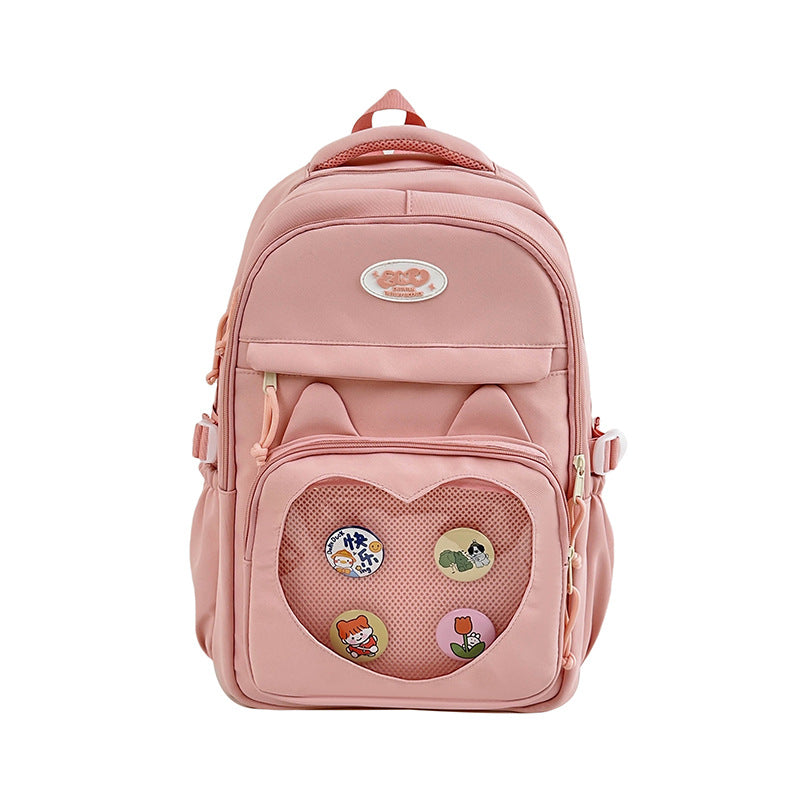 College Male High Junior Love Kitten Backpacks