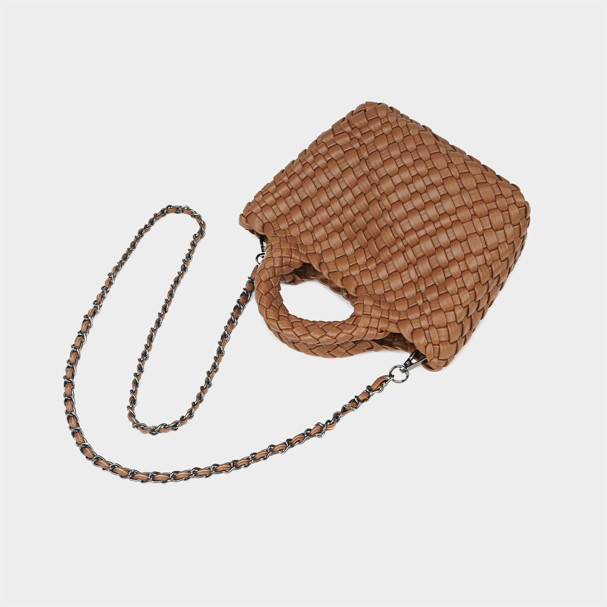 Women's Hand-woven Mother Portable Vegetable Basket Large Shoulder Bags