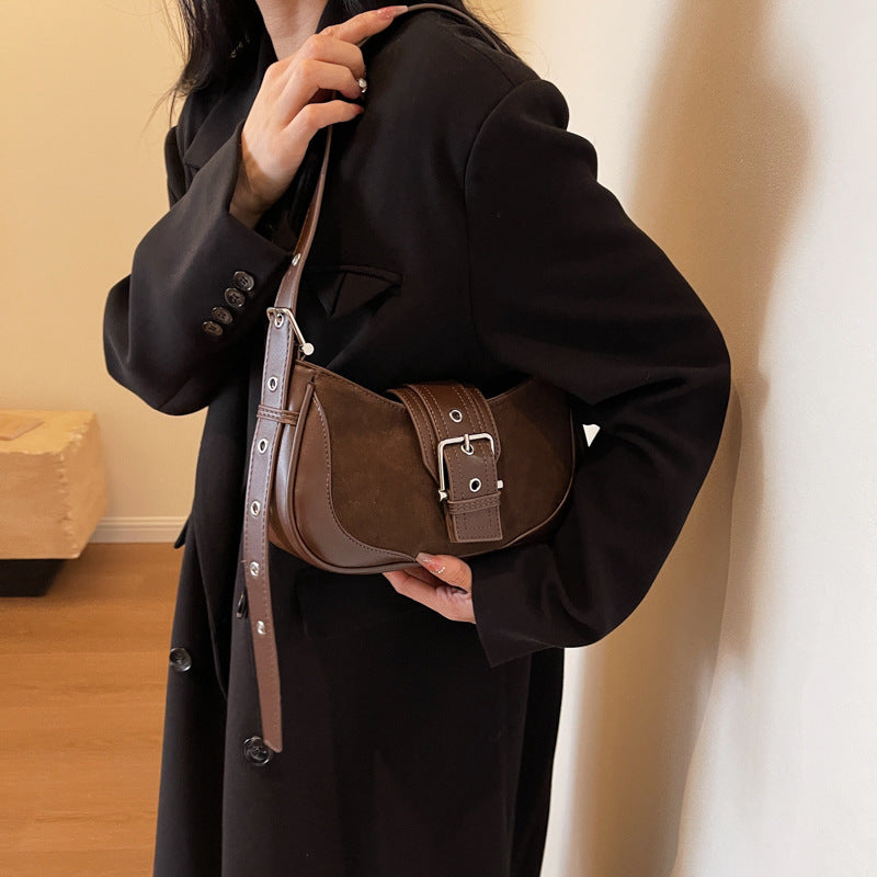 Women's Popular Texture Niche Retro Easy Matching Crossbody Bags
